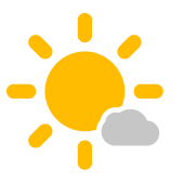 Heiter oder leicht bewölkt Heiter oder leicht bewölkt